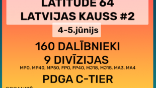 Latitude 64 Latvijas Kausa 2.posms Valmierā - informācija dalībniekiem